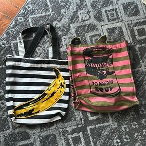 andy warhol canvas totes